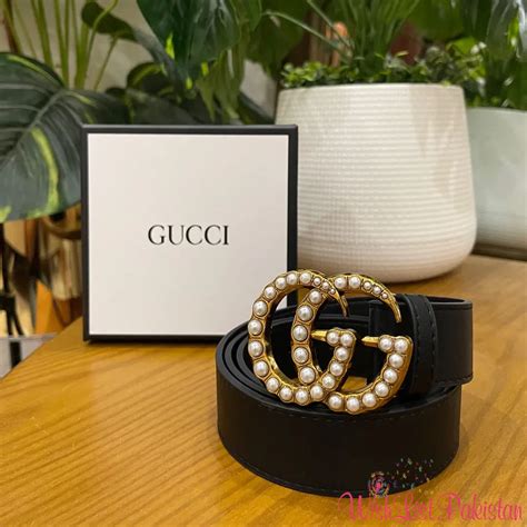 gucci pearl belt price